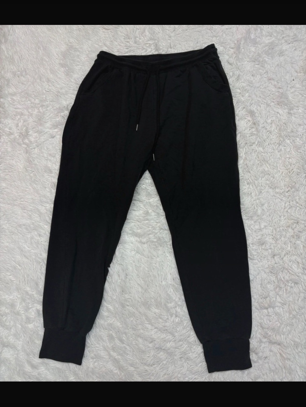 Summersalt black terry joggers